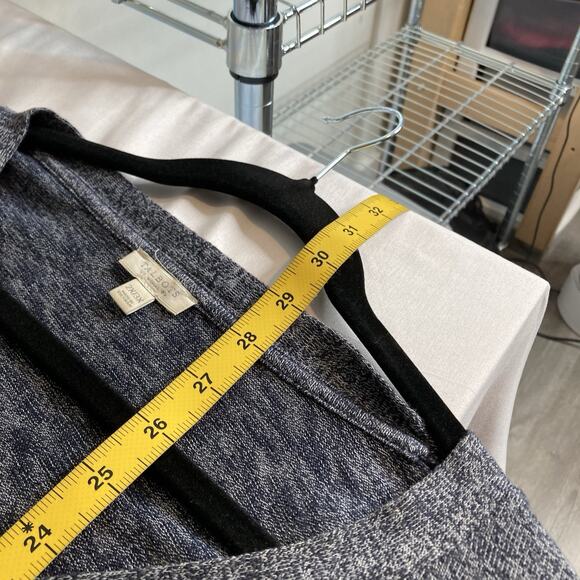 Talbots‎ Women's Heathered Blue Oversized Knit Sweater Size 2X/3X Lagenlook Boho - Picture 3 of 10